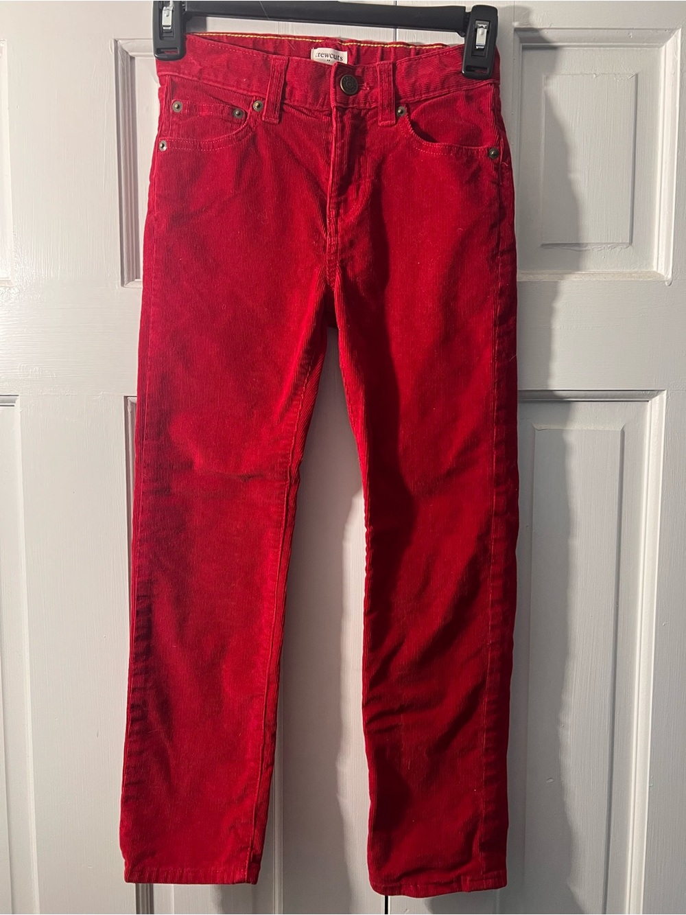 Red Corduroy Kids pants
